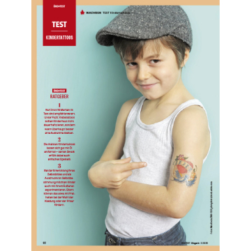 Test: Kindertattoos